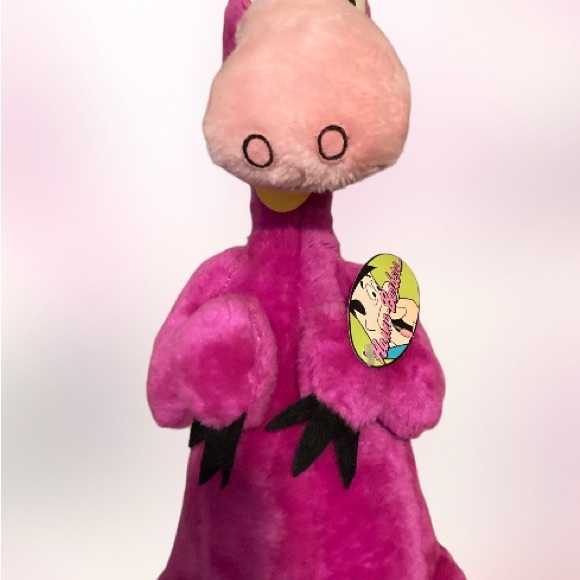 NWT vintage 1993 play by play 18 inch Dino flinstones plush - Picture 3 of 6